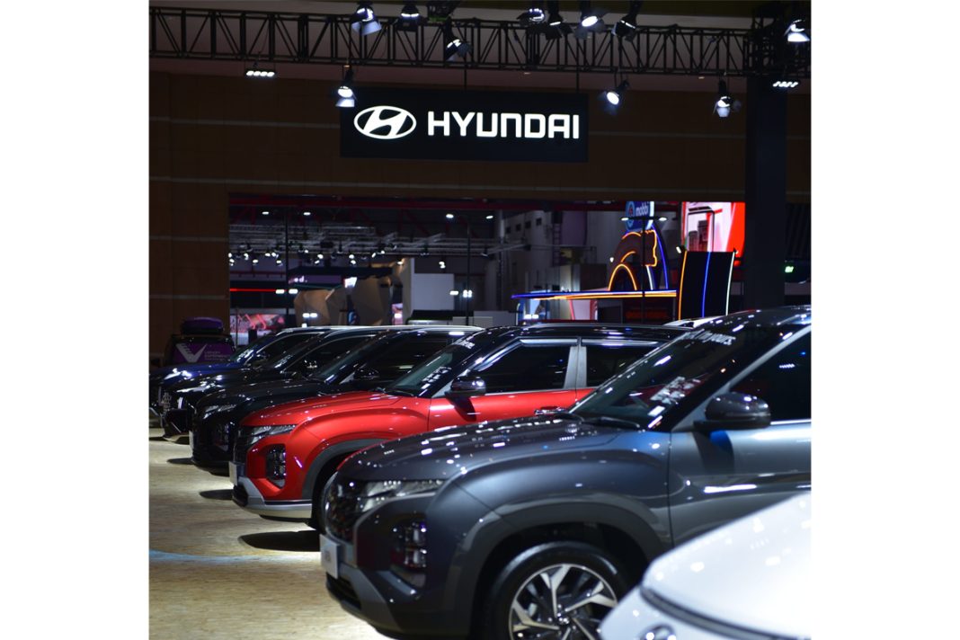 hyundai products line up di pameran iims 2023