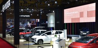 hyundai sustainable space booth di iims 2023