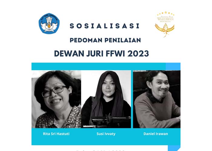 narasumber dalam sosialisasi pedoman penilaian dewan juri ffwi 2023