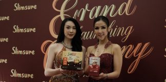 margaritha selaku pemilik slimsure bersama melanie theresia berentz