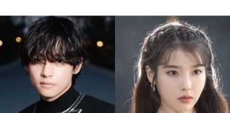 iu ajak v bts jadi model