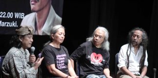taufik rahzen (budayawan) arahmaiani (perupa), bre redana (kritikus seni & sastrawan) dan amien kamil