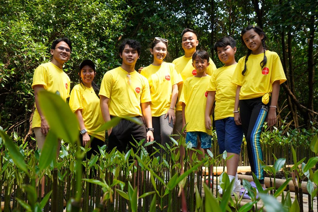 Arsha Composer memimpin inisiatif penanaman mangrove, menginspirasi generasi muda untuk mencintai lingkungan