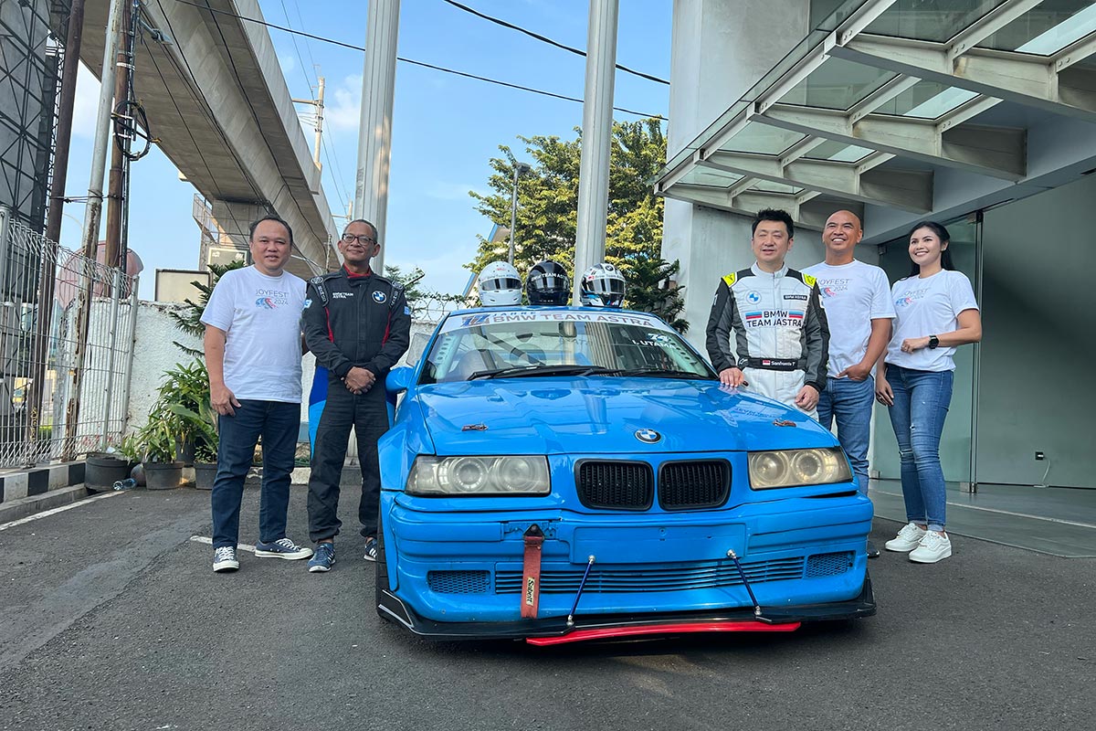 Konferensi pers Joyfest: BMW Astra Driving Experience 2024