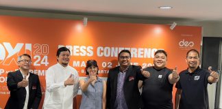 Konferensi pers DXI di Jakarta, pada Rabu (15/5/2024).