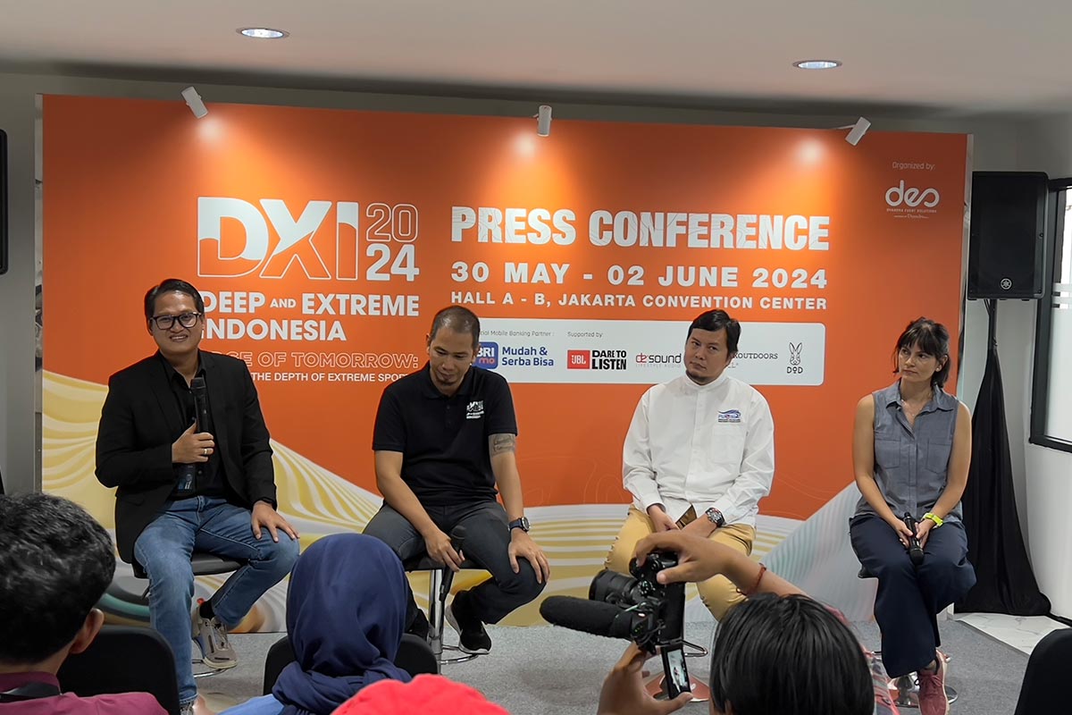 Konferensi pers DXI di Jakarta, pada Rabu (15/5/2024).