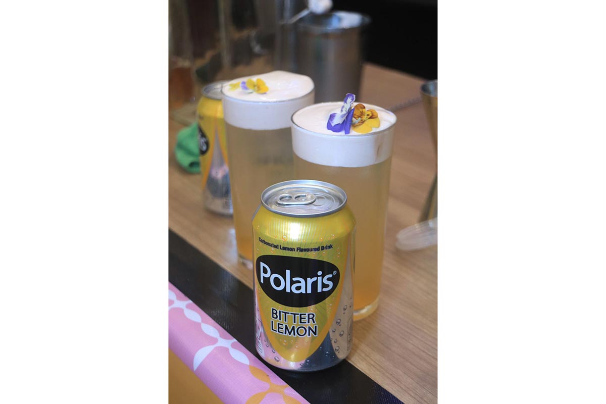 Salah satu menu minuman finalis Polaris Master ExPOLrasi 2024, sebuah hasil eksplorasi yang diracik melalui berbagai teknik dengan campuran varian terbaru dari produk Polaris yaitu Polaris Bitter Lemon sehingga menghasilkan minuman yang unik dan menarik.