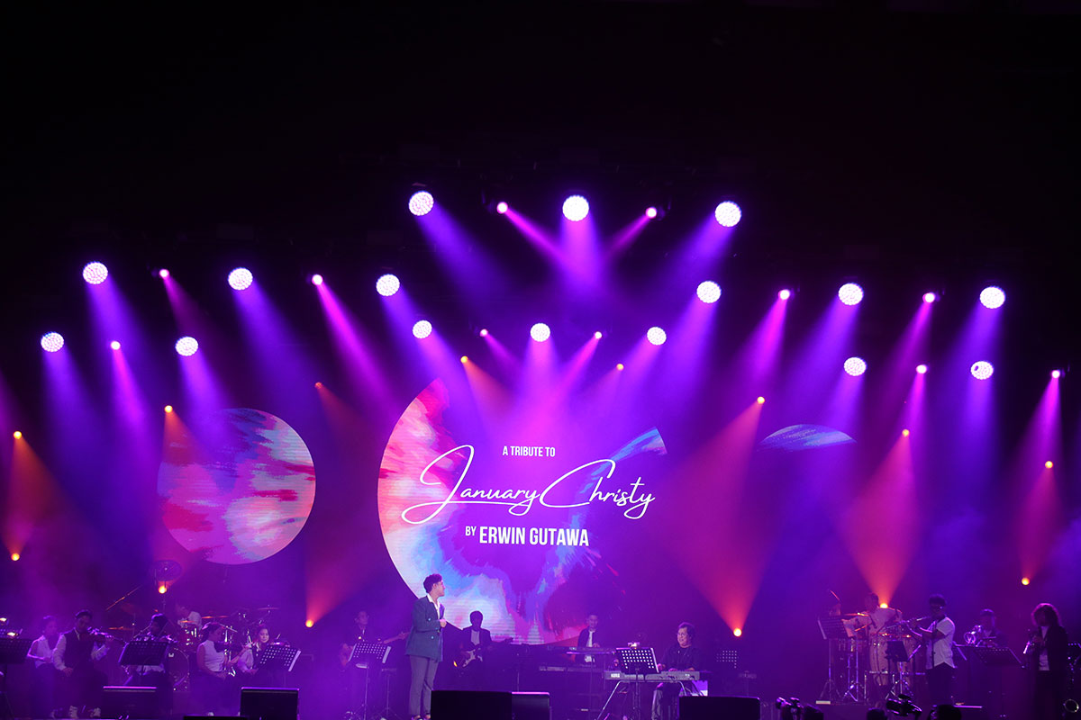 Ardhito Pramono bersama-sama merayakan warisan musik January Christy di panggung Java Jazz Festival 2024