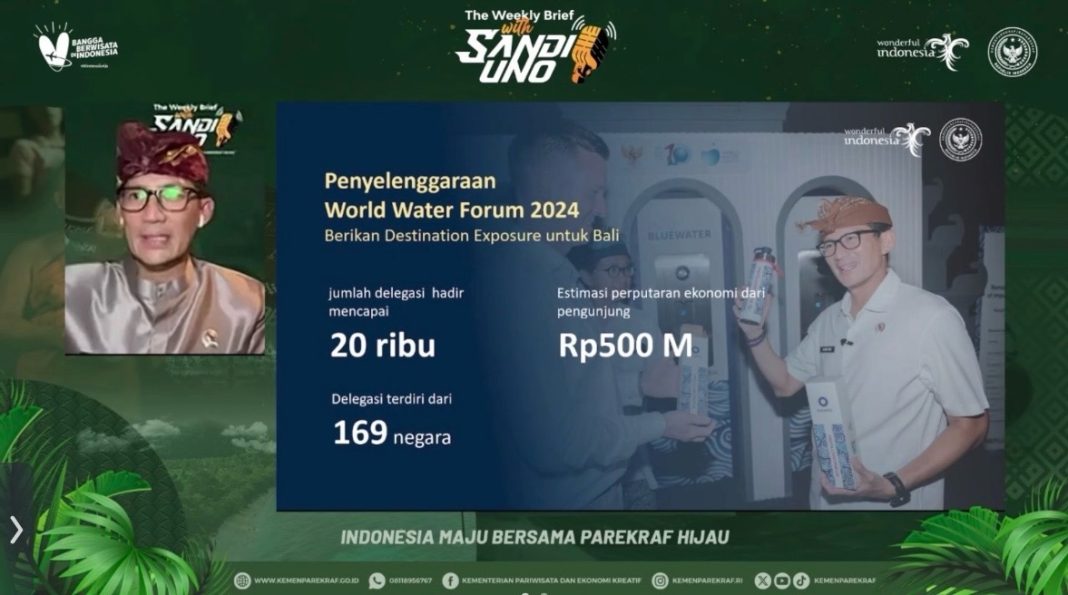 Menparekraf Sandiaga dalam 