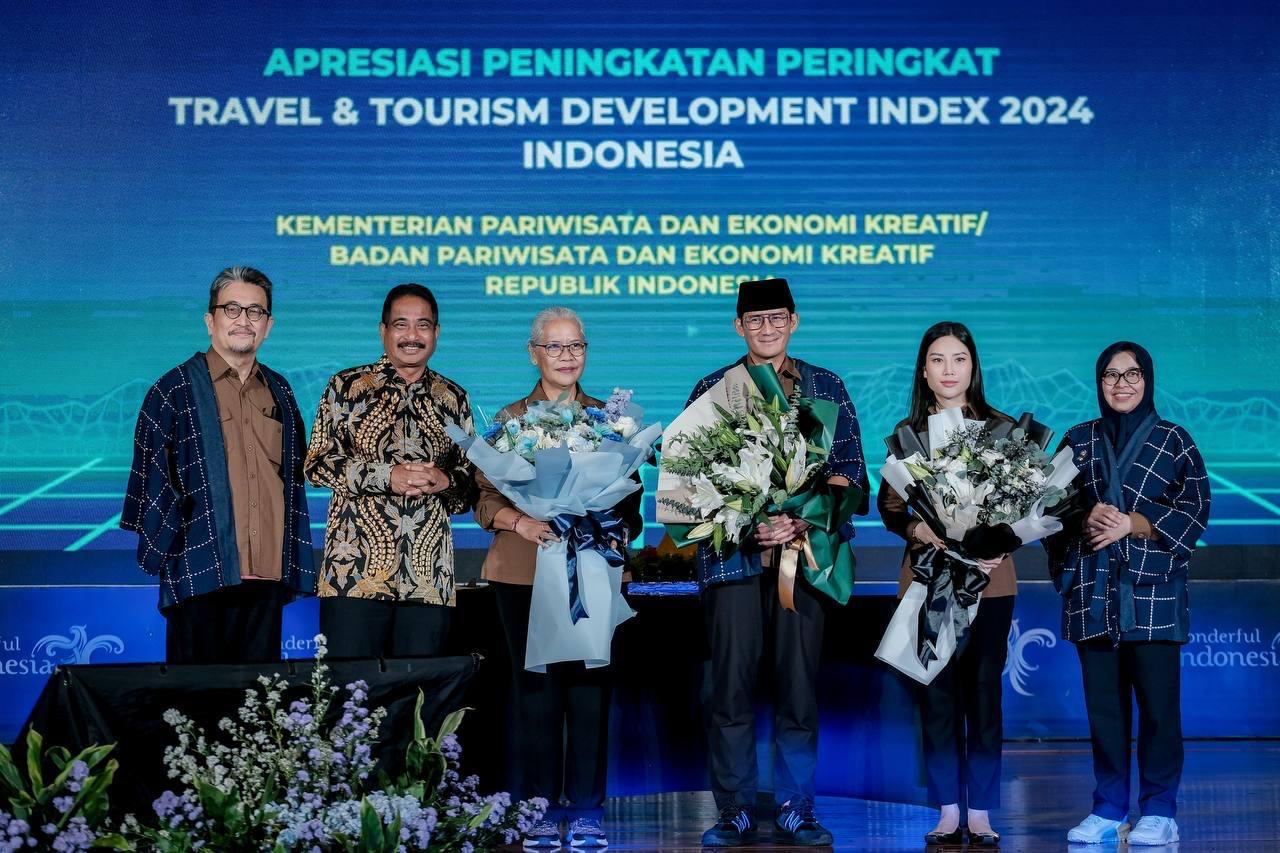 Sandiaga Salahuddin Uno meyakini melesatnya peringkat Indonesia pada Travel and Tourism Development Index (TTDI) 2024 akan berdampak terhadap peningkatan investasi 