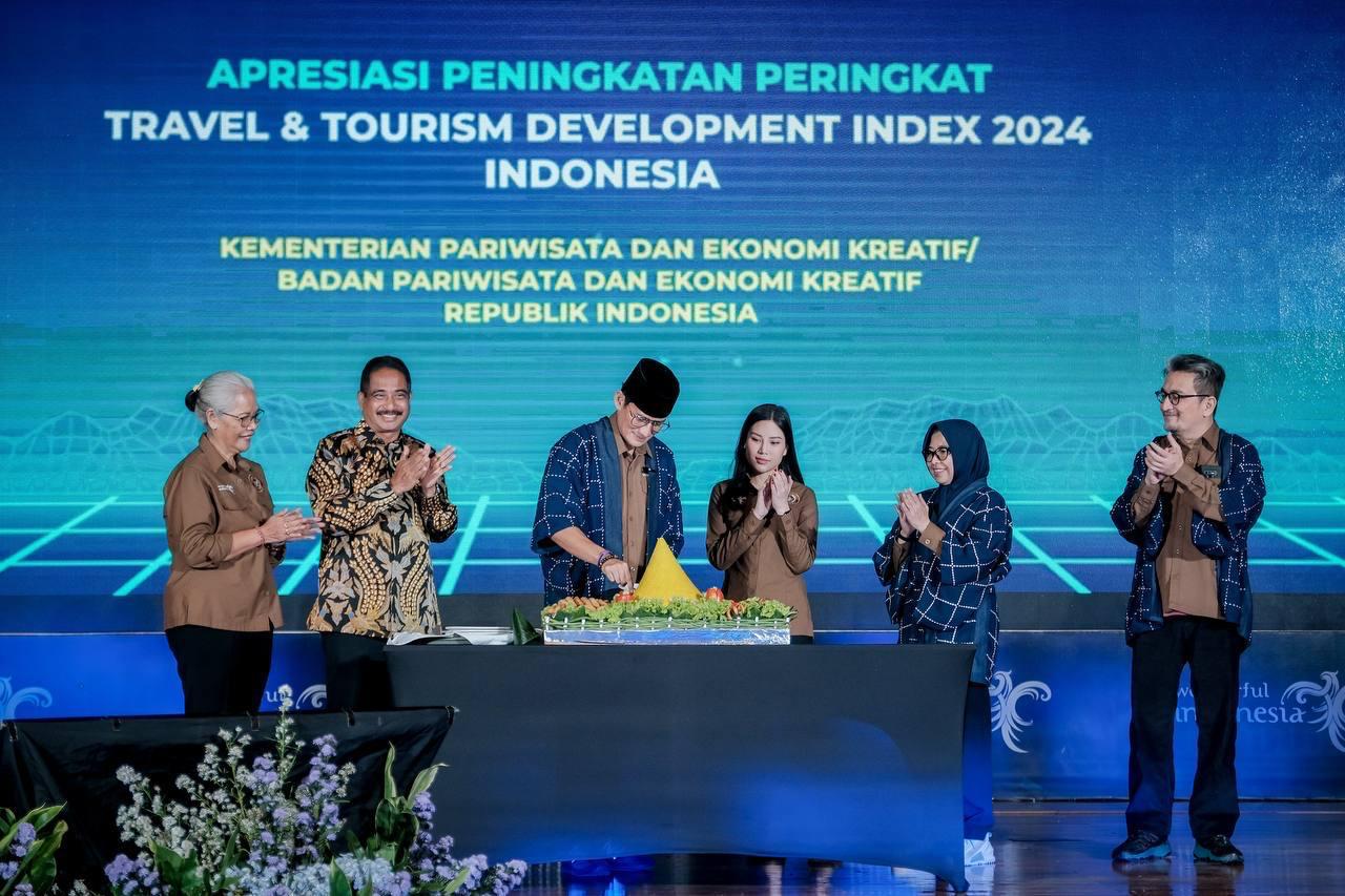 di acara "Apresiasi Peningkatan Peringkat TTDI 2024" 