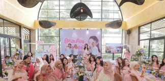 Para peserta antusias mengikuti acara peluncuran Pigeon Teens Body Serum bertema #GlowLikeASuperhero yang menggabungkan beauty dan wellness.