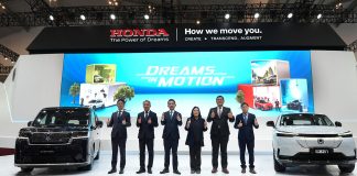 PT Honda Prospect Motor memperkenalkan model-model elektrifikasi terbarunya pada ajang Gaikindo Indonesia International Auto Show (GIIAS) 2024