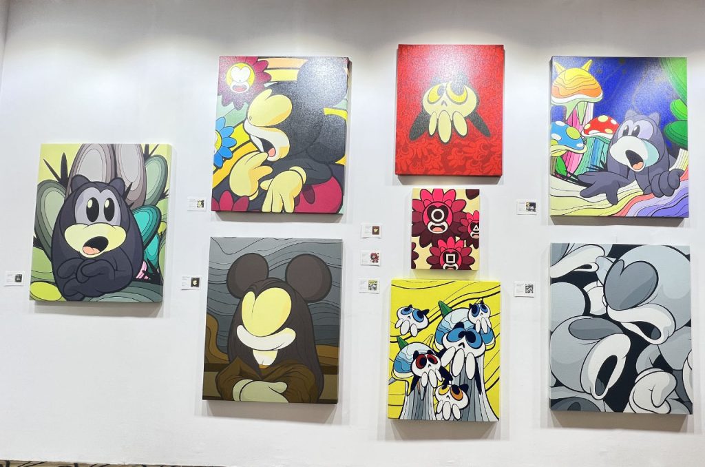 G3N Project menampilkan karya-karya dari emerging artists seperti Sherry Winata dan Arkiv Vilmansa, menonjolkan inovasi dan kreativitas dalam seni pop art kontemporer.