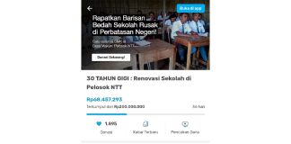 gigi ajak masyarakat berdonasi untuk renovasi sekolah di ntt