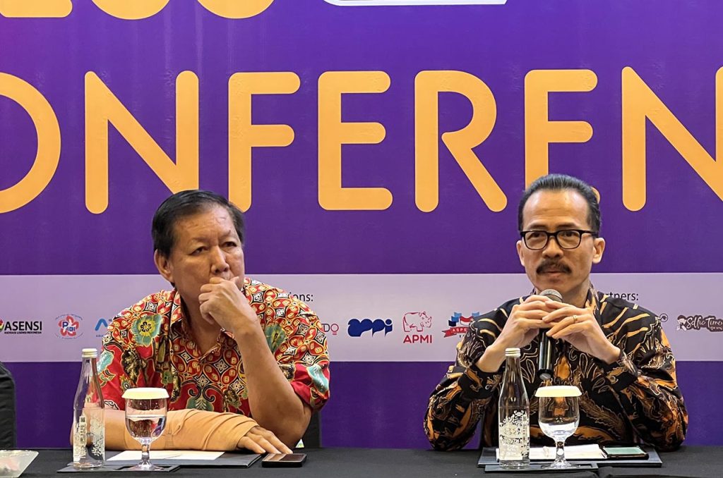 Konferensi Pers IBTE, IGHE, dan IEAE 2024 di Double Tree by Hilton Kemayoran Jakarta