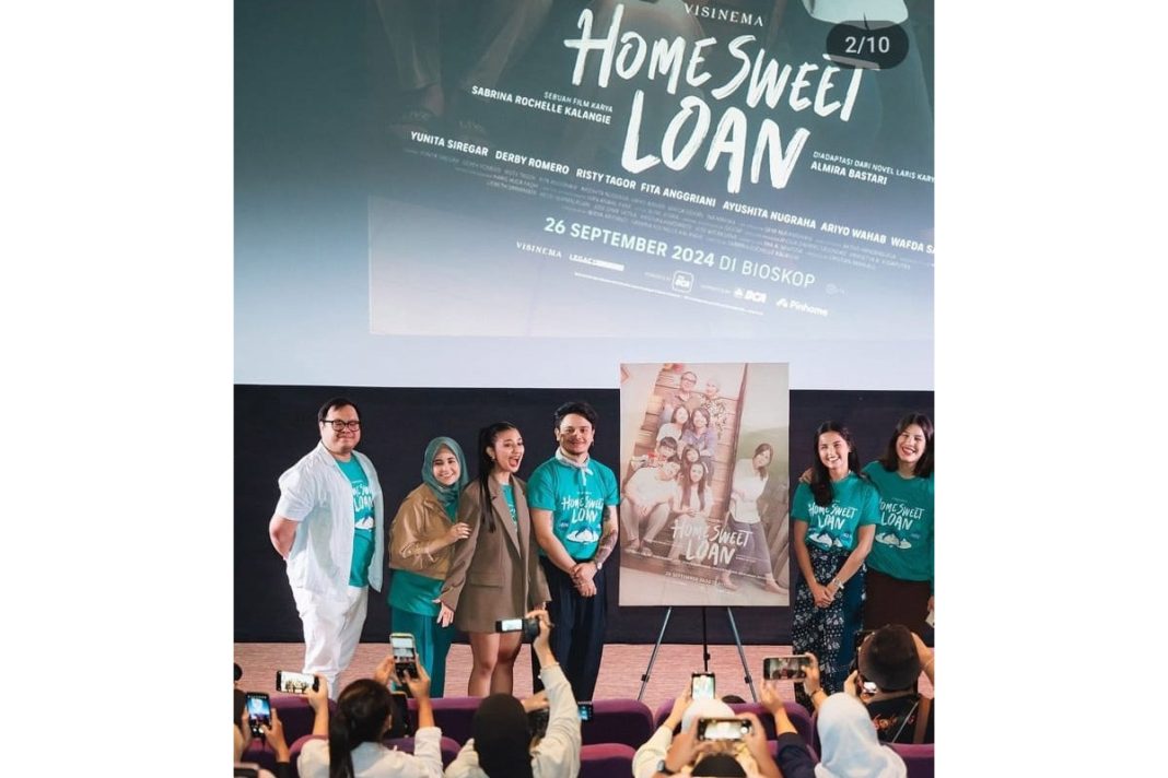 konferensi pers film home sweet loan i di kawasan epicentrum, jakarta selatan