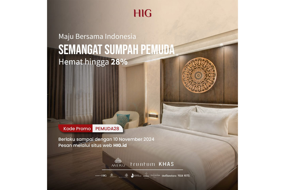 diskon hingga 28% tersedia dengan menggunakan kode promo pemuda28 di situs resmi hig.id,