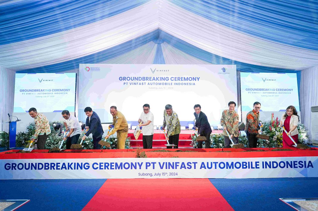 Ground Breaking Ceremony Pt. VinFast Automobile Indonesia