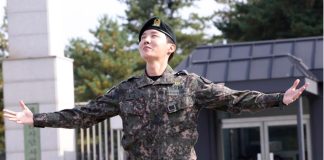 j hope seusai keluar dari camp dinas militer