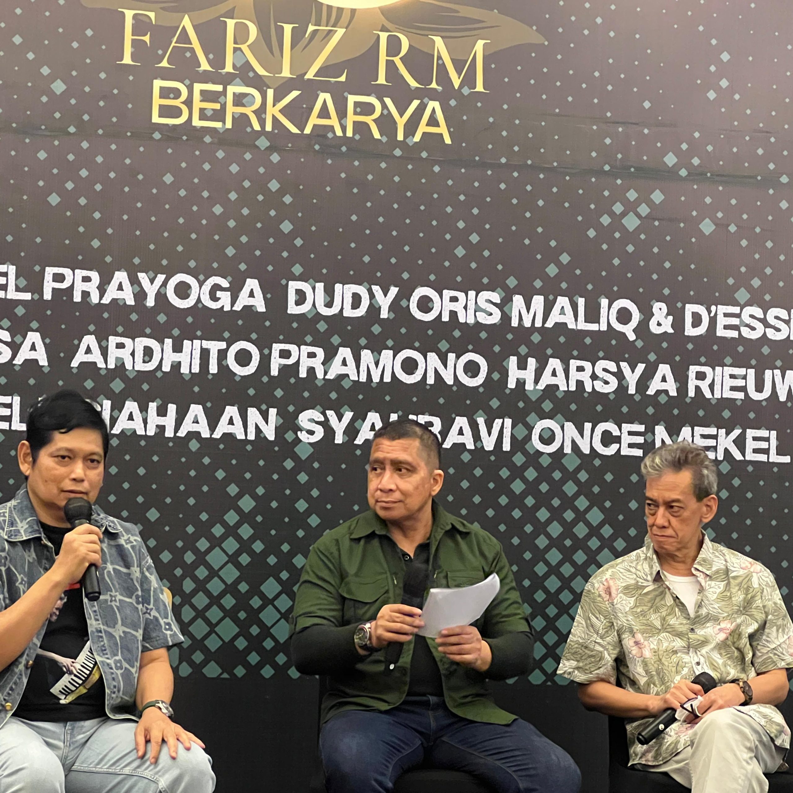 listening party album 45 tahun ada Ari  Kuncoro, Seno M Hardjo dan Fariz RM