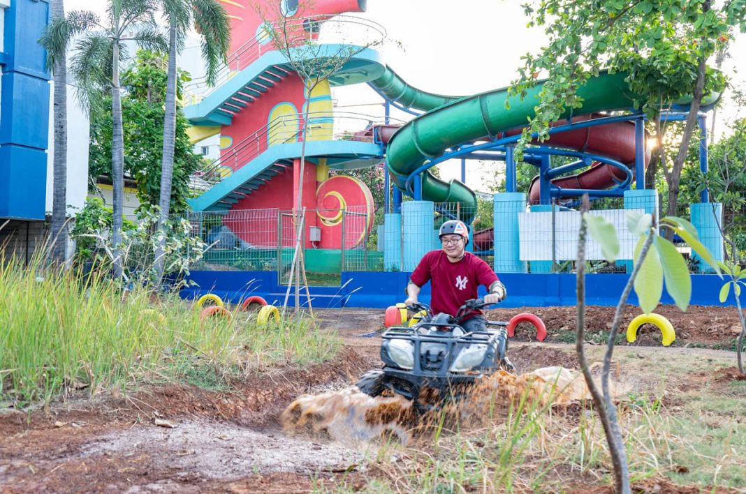 Mercure Convention Center Ancol menambah fasilitas permainan baru yaitu ATV Arena