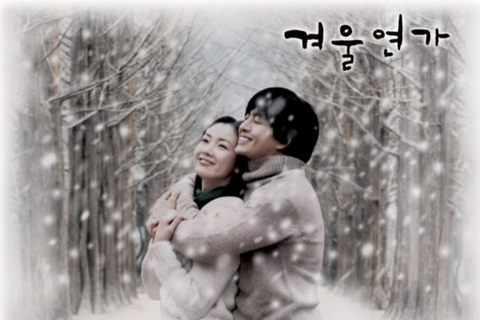 poster drama romantis winter sonata