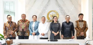 ketua dpr ri puan maharani memimpin rapat persiapan tan (fit and proper test) calon pimpinan (capim) kpk