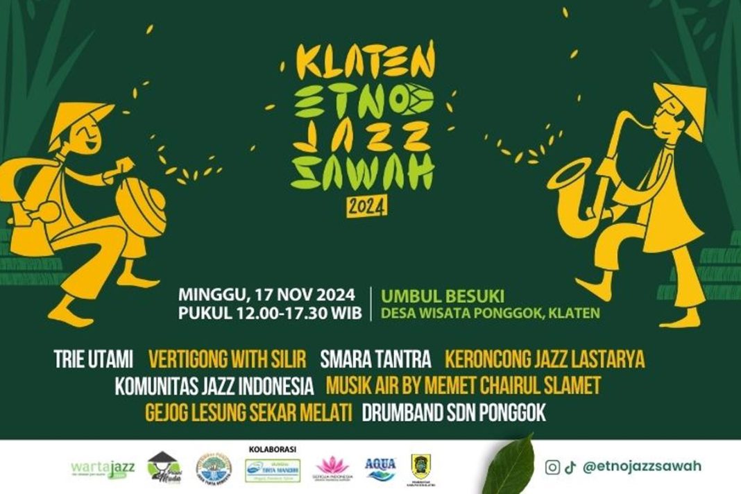 poster acara klaten erno jazz sawah 2024