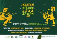 poster acara klaten erno jazz sawah 2024