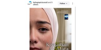 poster film keajaiban air mata wanita foto instagram