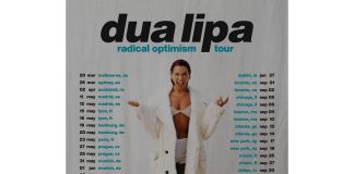 poster jadwal konser dua lipa