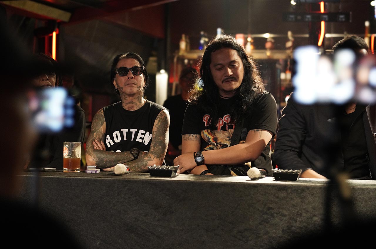 Press Conf RockaFella's bertema Rough Rock