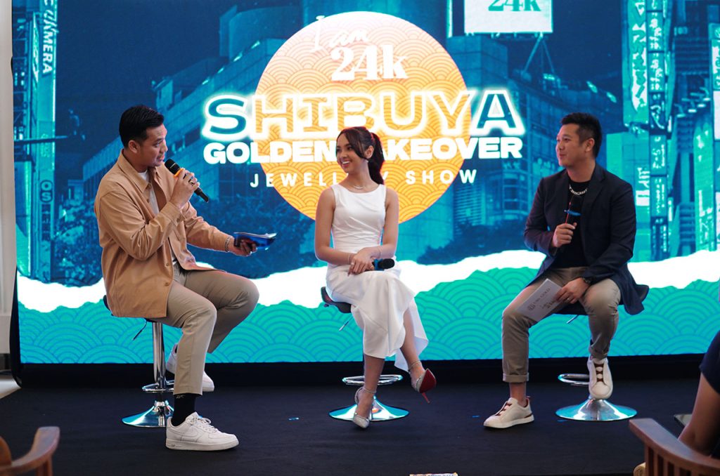 Lyodra Ginting (Brand Ambassador UBS Gold), Michael Yahya (Creative Head UBS Gold)