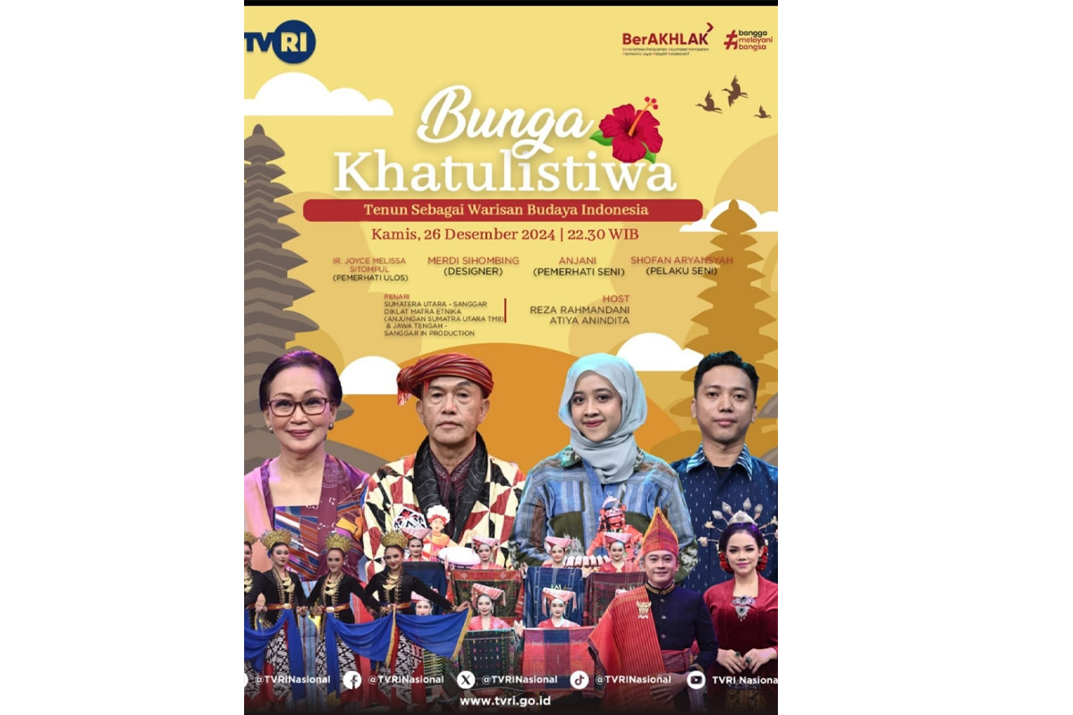 e flyer acara bunga khatulistiwa tayang 26 desember 2024