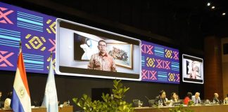 menteri kebudayaan fadli zon dalam pidatonya secara virtual dalam sidang ke 19 the intergovernmental committee for the safeguarding of the intangible cultural heritage di paraguay