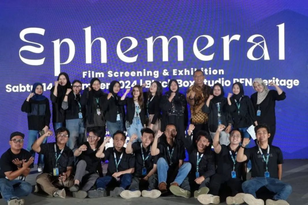 pt pfn bersama mahasiswa magang dan studi independen bersertifikat batch 7 sukses menyelenggarakan acara ephemeral screening & exhibition