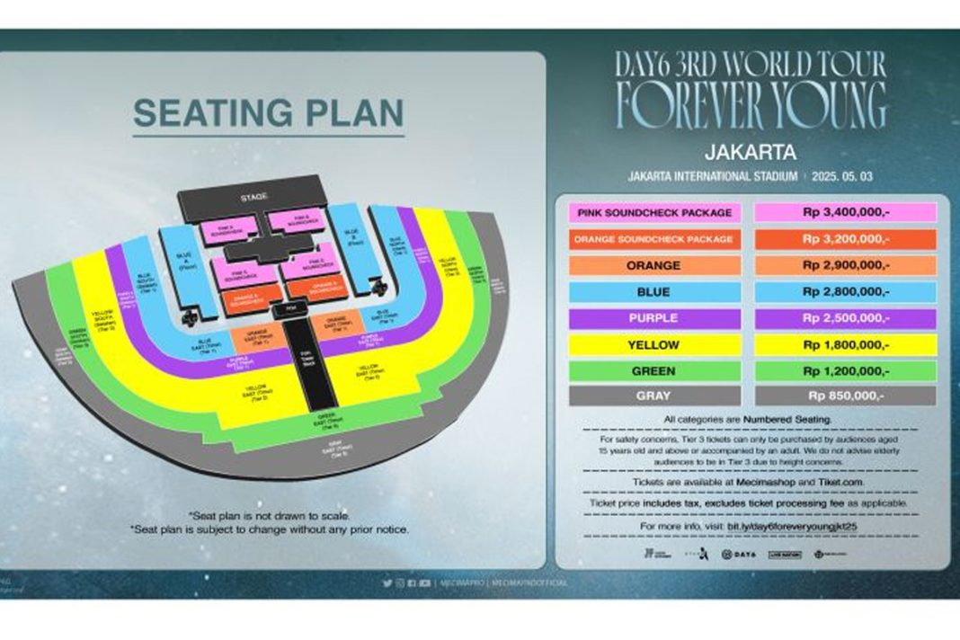 seating plan day6