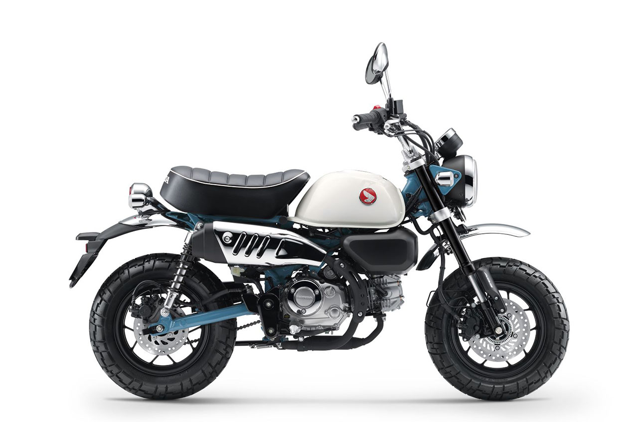 Honda Monkey dengan varian warna pearl cadet gray