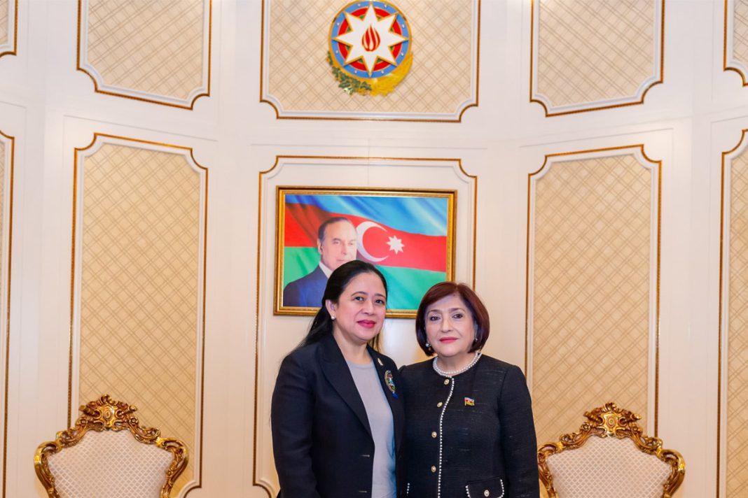 puan bertemu ketua dpr azerbaijan