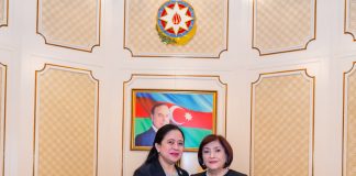 puan bertemu ketua dpr azerbaijan