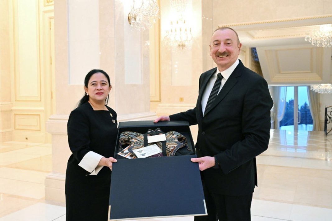 puan maharani dan presiden azerbaijan, ilham aliyev,