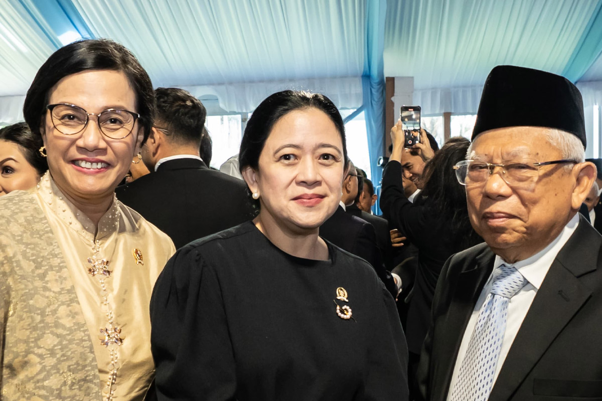 sri mulyani, puan, maaruf amin