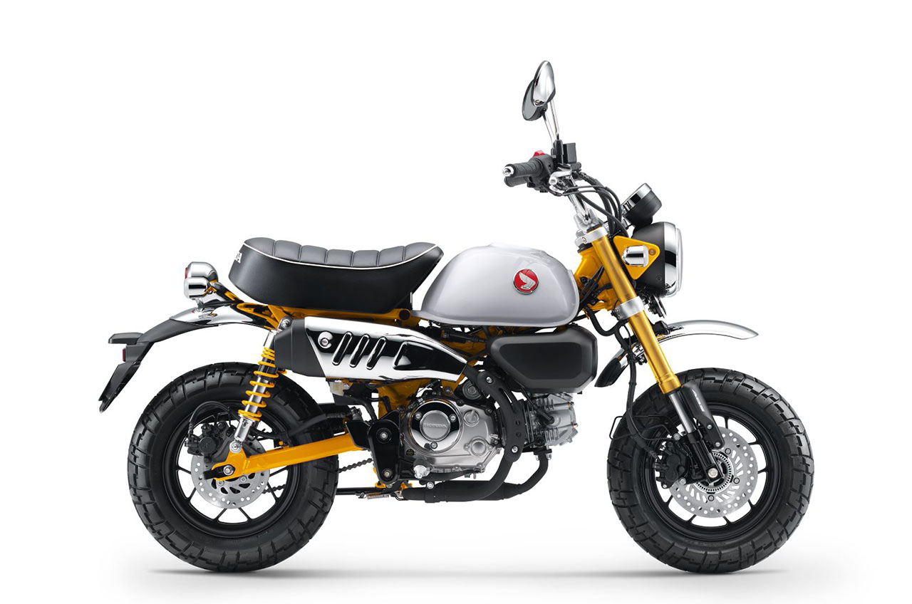 Honda Monkey dengan varian warna turmeric yellow