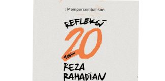 e flyer 20 tahun reza rahadian