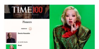 rose blackpink masuk daftar 100 orang berpengaruh majalah time