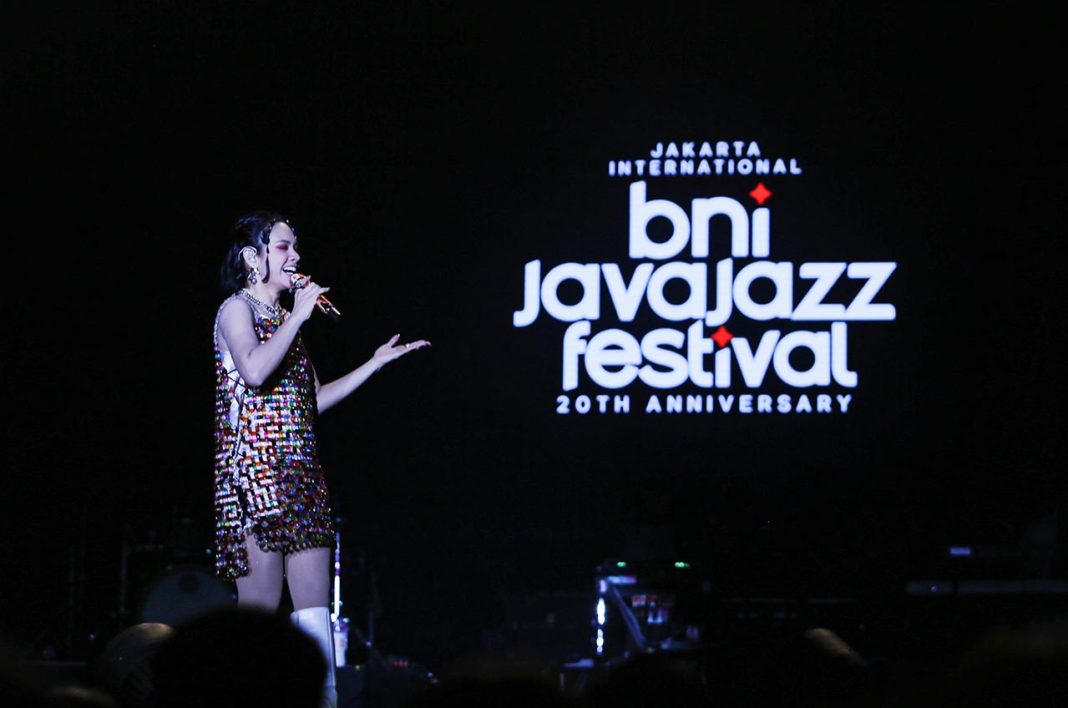 Andien Java Jazz Festival 2025_02 Penampilan memukau Andien di BNI Java Jazz Festival 2025, JIExpo Kemayoran, Jakarta, Jumat (30/5/2025), jadi bagian dari perayaan dua dekade kiprahnya di ajang ini