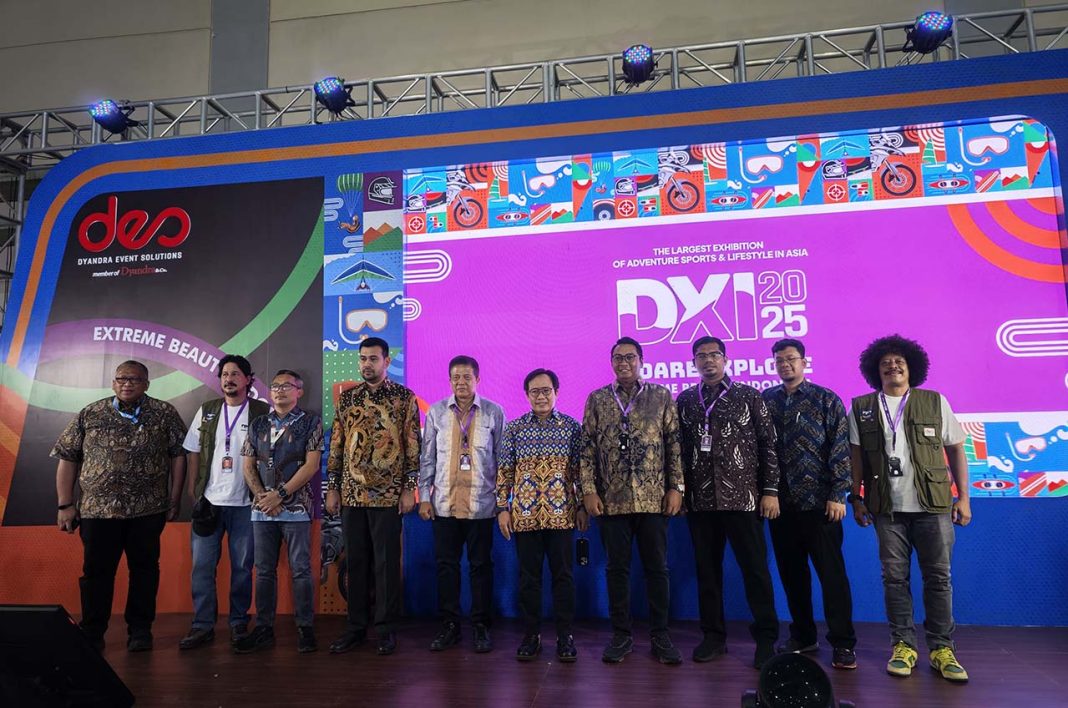 DXI 2025 Day 1_01 Pameran petualangan terbesar di Indonesia, DXI 2025 (Deep and Extreme Indonesia) resmi dibuka hari ini di Hall B Jakarta International Convention Center (JICC), Senayan