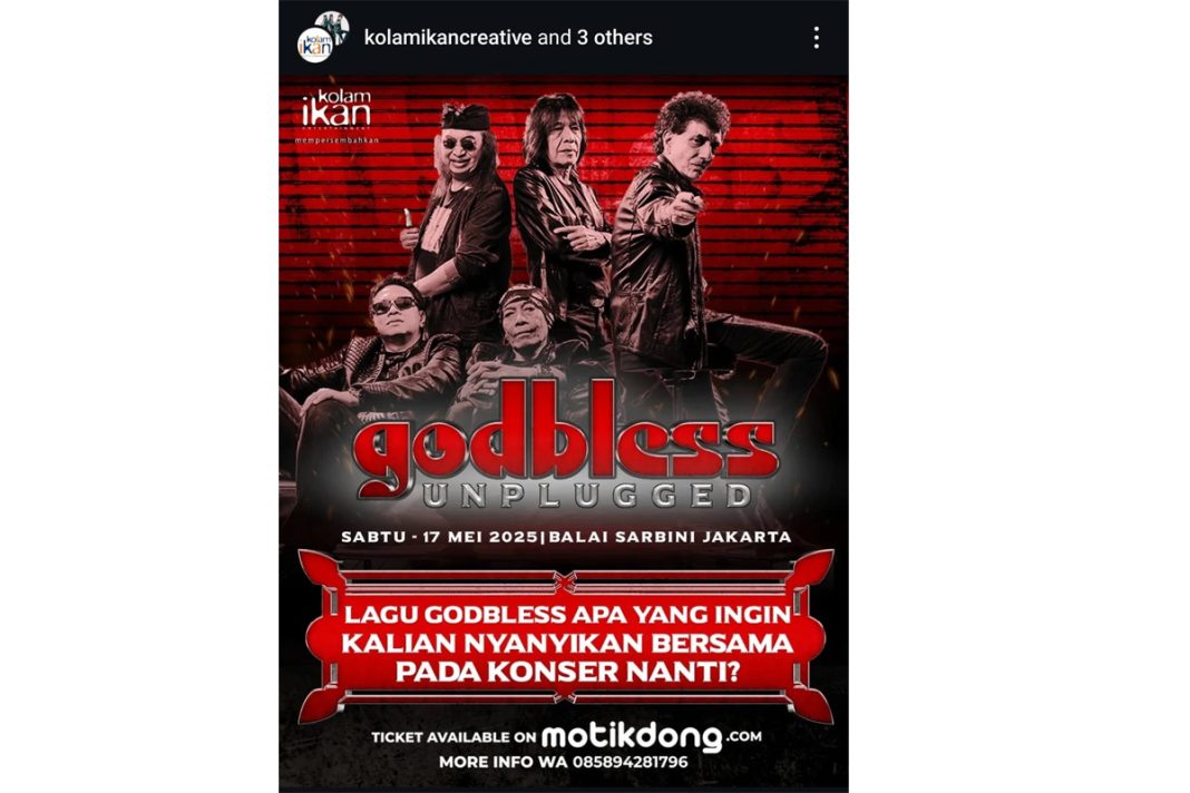 God Bless Akan Tampil dengan musik Akustik god bless akan tampil dengan musik akustik