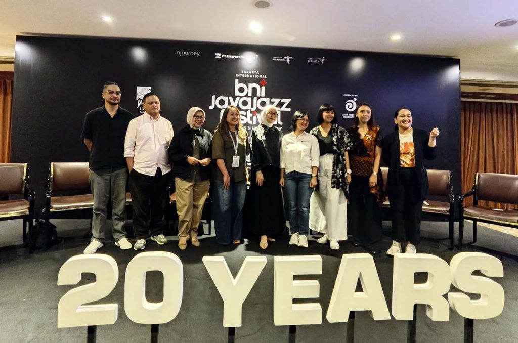 Konferensi pers Java Jazz Festival 2025 yang digelar di Hotel Borobudur, Jakarta, Rabu (28/5/2025)